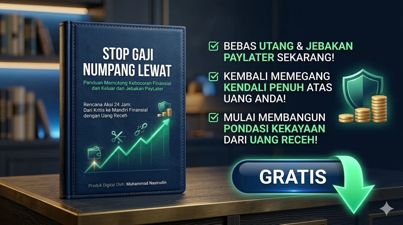 Mockup Ebook Stop Gaji Numpang Lewat